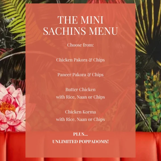 Restaurant Week menu.